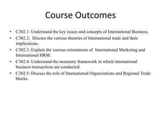 International Business Management Meaning,features,significance,modes ...