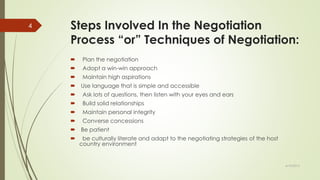 International business negotiations | PPTX