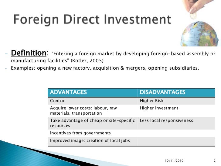 Foreign markets definition