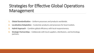 Comprehensive Guide to International Business Strategy and Global ...