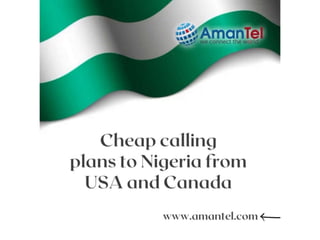 International Calling Plan to Nigeria 