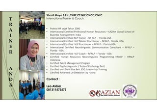 International Certification NLP | PDF