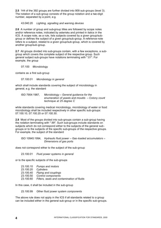 International Classification for Standards (Material Classification and ...