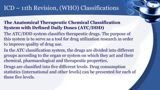 Atc Level Classification international classification of diseases ICD-10 review PPT.pptx