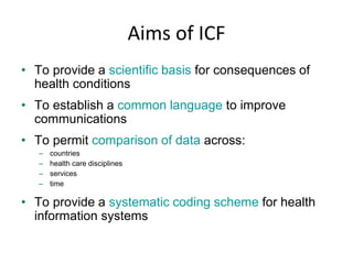 International classification of functioning by athul | PPTX