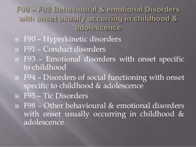 International Classification Of Mental Disorders