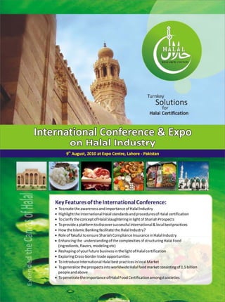 International conference and expo on halal industry 2010, lahore