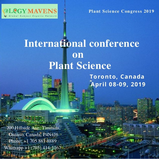 International conference on plant science