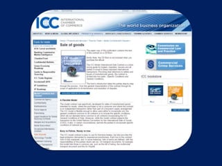 International Sales and Services Contracts