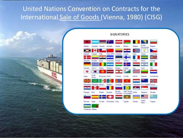 International Sales and Services Contracts