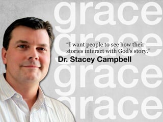 grace
grace
grace
grace
Dr. Stacey Campbell
“I want people to see how their
stories interact with God's story.”
!
 