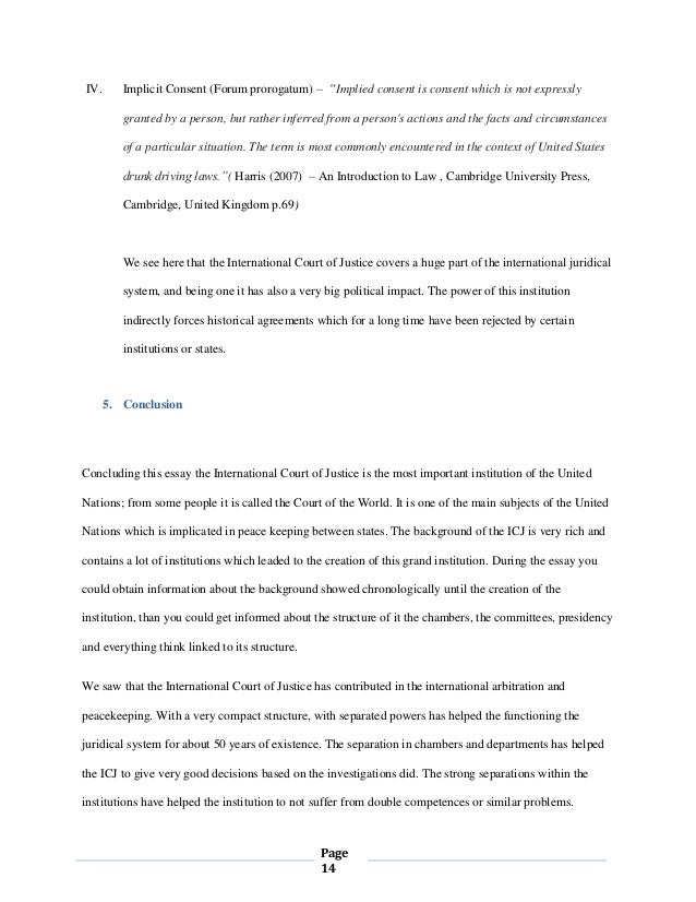 International Court of Justice