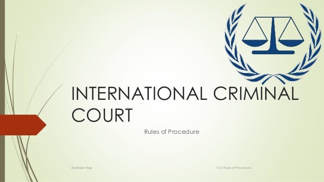 Essays on international criminal law