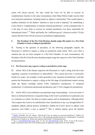 Court Idpc Example THE INTERNATIONAL CRIMINAL COURT (ICC) AND MYANMAR-BANGLADESH | PDF
