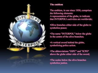 International criminal police organization | PPTX