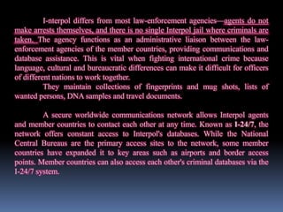 International criminal police organization | PPTX