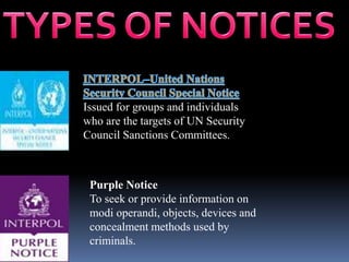 International criminal police organization | PPTX