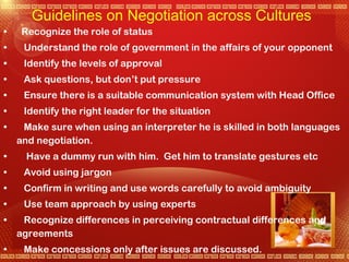 International culture negotiation | PPT