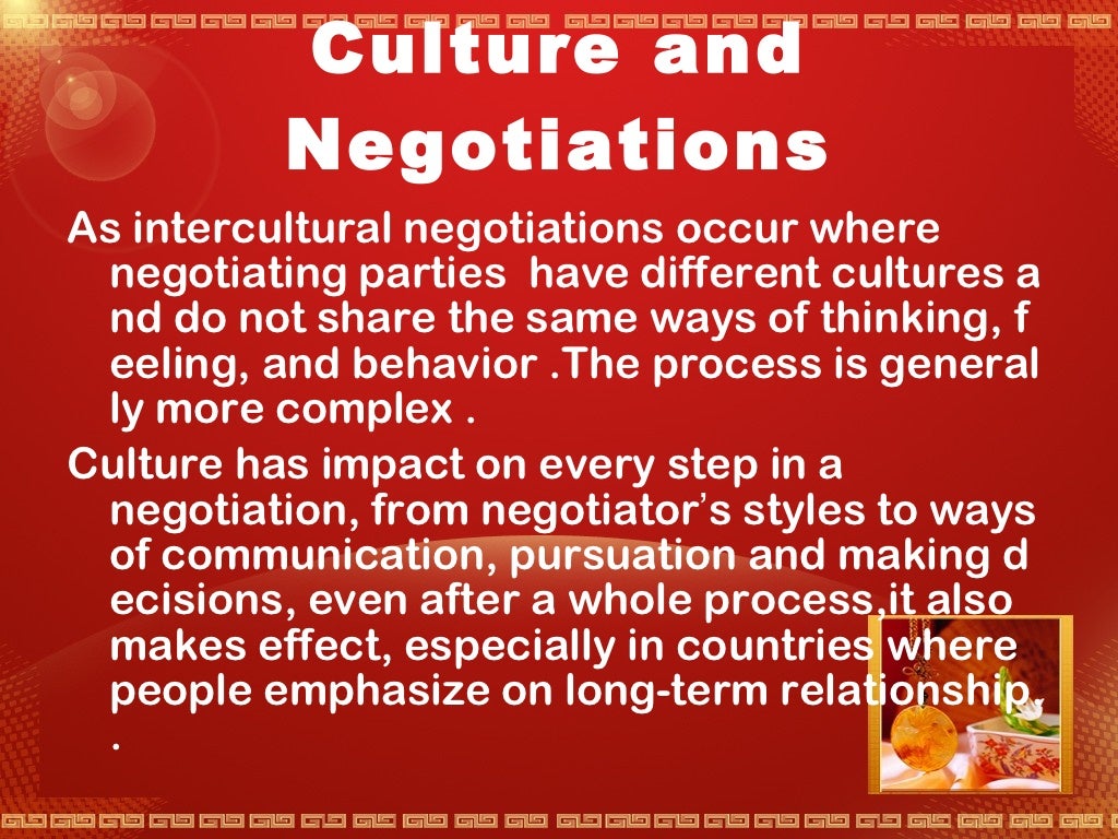 International Culture Negotiation