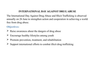 International Day Against Drug Abuse: Prevention and Awareness ...