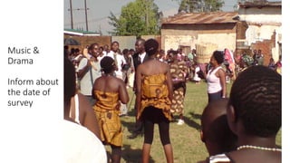 Music &
Drama
Inform about
the date of
survey
 