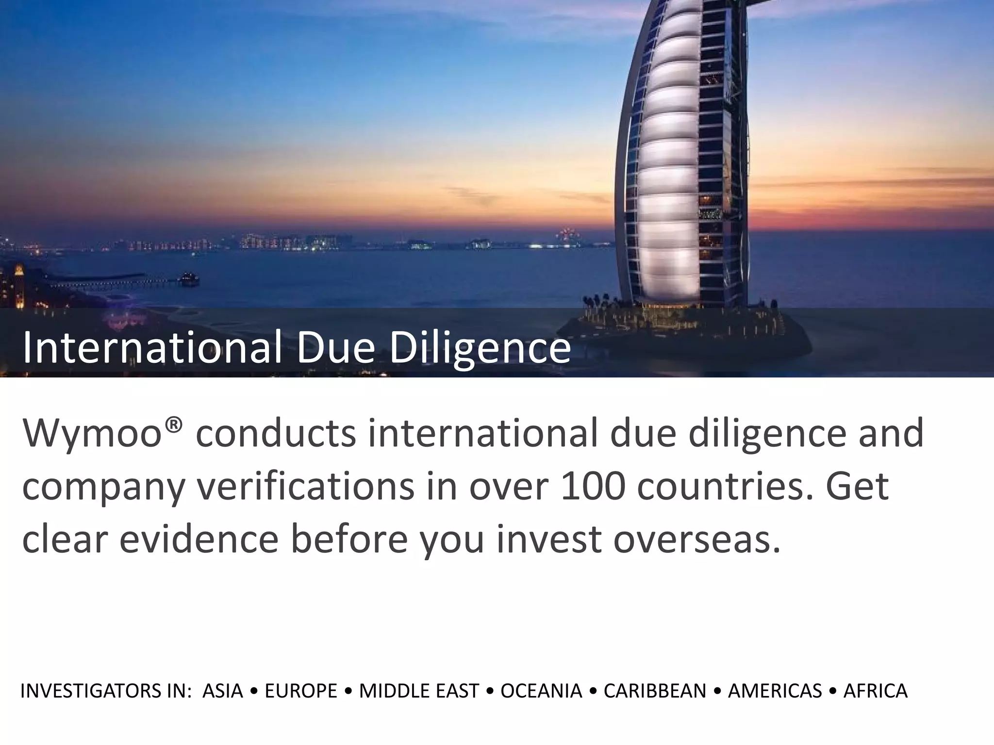 International Due Diligence | PPT