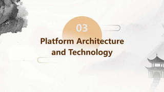 03
Platform Architecture
and Technology
 