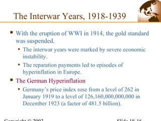 German Inflation Interwar International economic ch18 | PPT