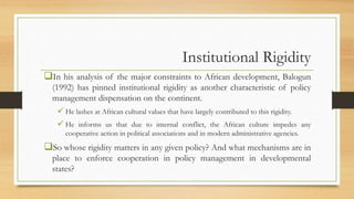 International Economic Policy Analysis for Africa and developing ...