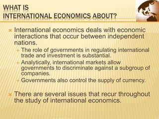 international economics - introduction - 1.ppt