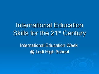 International education week web
