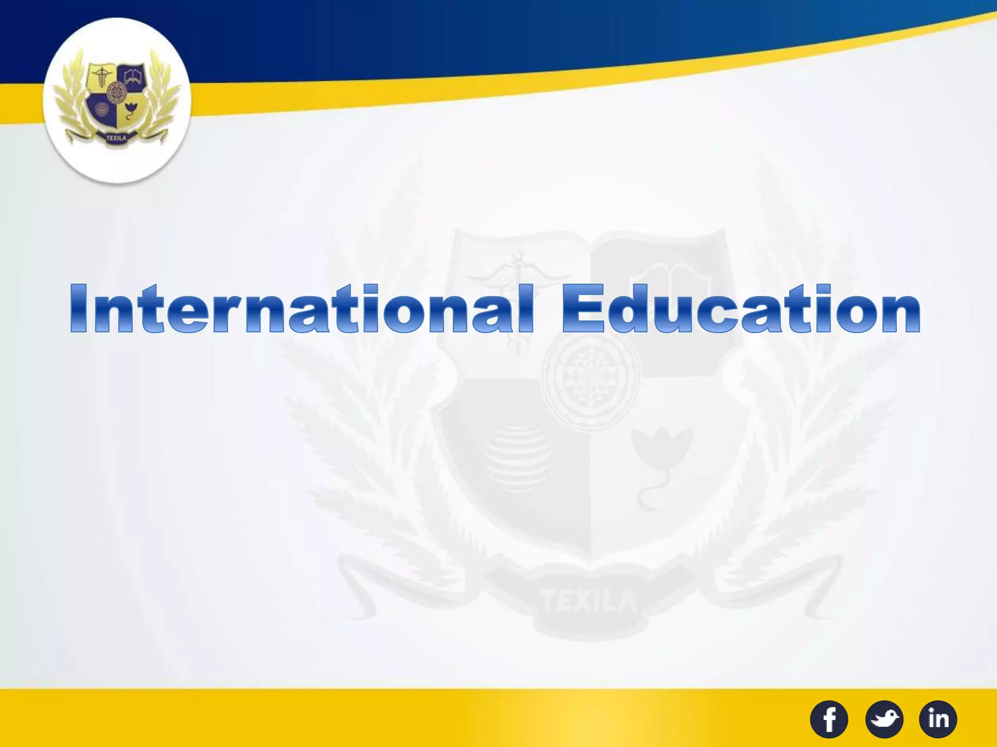 International Education | PPTX