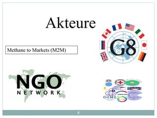 8
Akteure
Methane to Markets (M2M)
 
