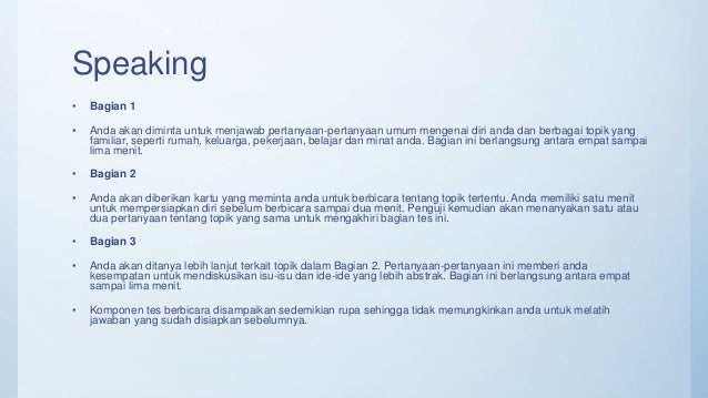 International English Language Test System Ielts