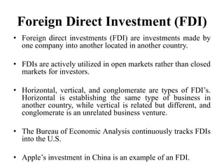 International finance | PPTX