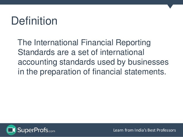 international financial reporting standards hca healthcare statements