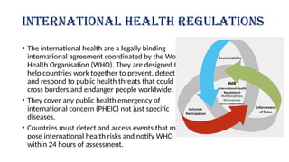 International Health Risks INTERNATIONAL HEALTH ORGANISATION AND VOLUNTARY HEALTH AGENCIES .pptx