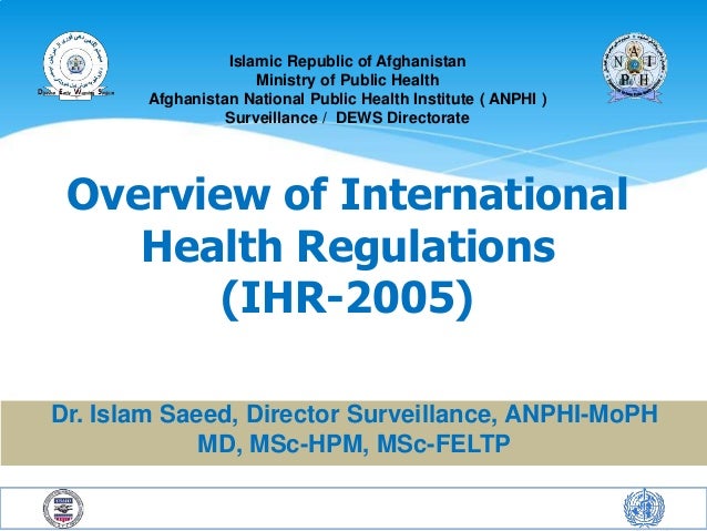 Islamic Republic of Afghanistan 
Ministry of Public Health 
Afghanistan National Public Health Institute ( ANPHI ) 
Survei...