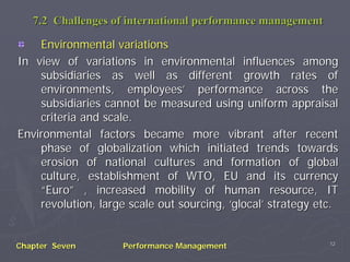 International Performance Management | PDF