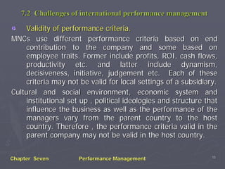 International Performance Management | PDF