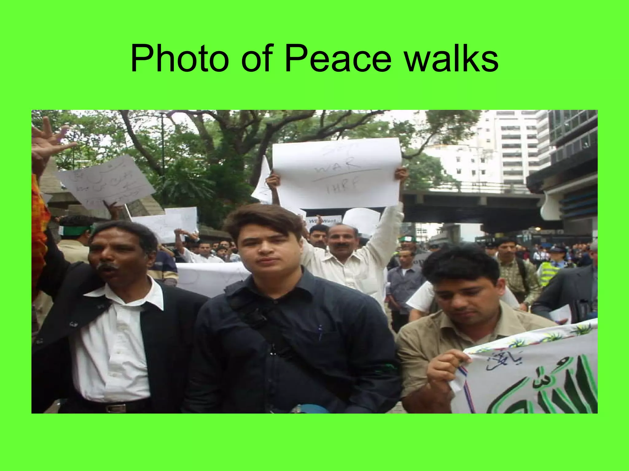 Photo of Peace walks 
