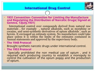International Instruments on Control of Drugs and Narcotics.ppt