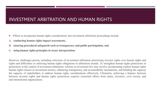 INTERNATIONAL INVESTMENT LAW AND HUMAN RIGHTS (1).pptx