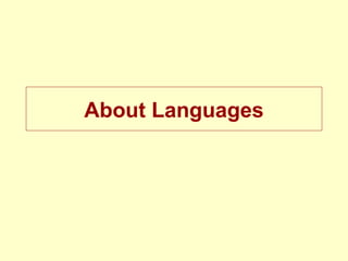 About Languages 