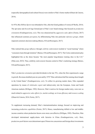 nike inc globalization