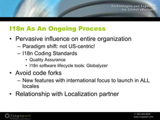 Internationalization (i18n) Primer | PDF