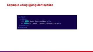 Internationalization in Angular Presentation | PPTX
