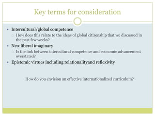 Internationalizing Curriculum in Universities (Module 13) | PPTX