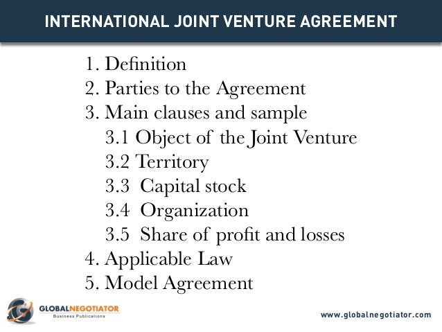 Contoh Joint Venture Contract - Contoh Win