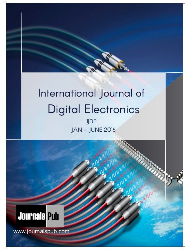 International Journal of Digital Electronics vol 2 issue 1